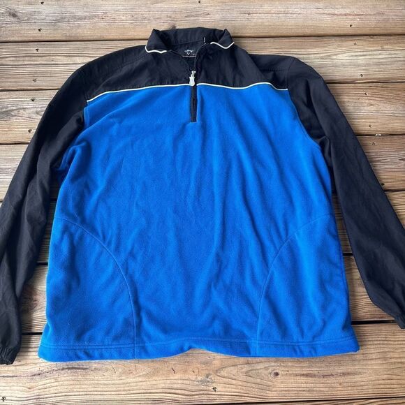 Callaway Golf men’s fleece blue jacket size  XL - Picture 1 of 12